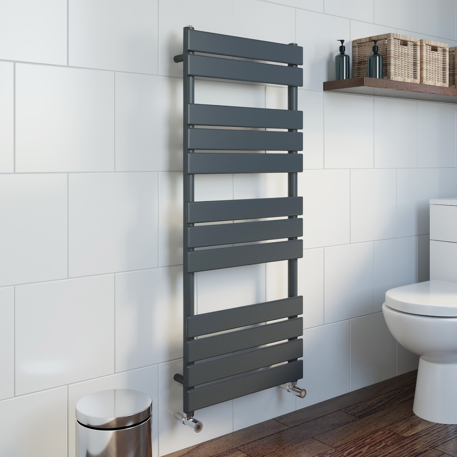 heated towel rails for small bathrooms