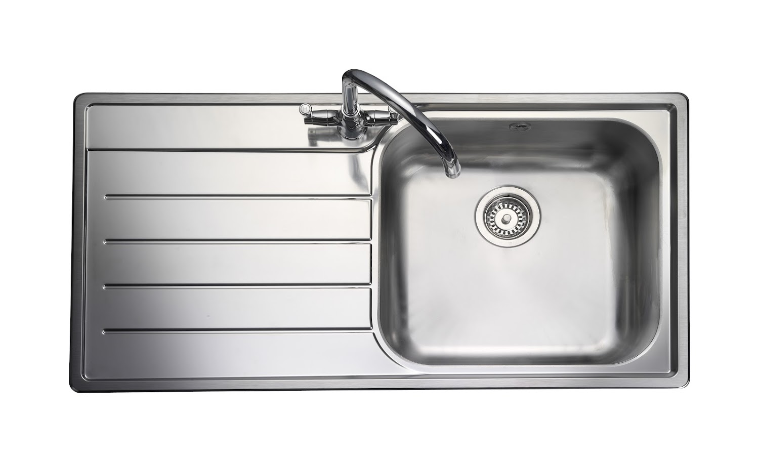 inset kitchen sink single