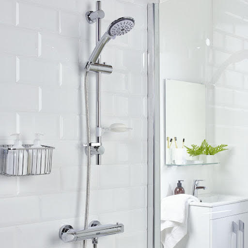 Photos - Shower System Bristan Artisan Thermostatic Fast Fit Bar Mixer Shower with Adjustable Hea 