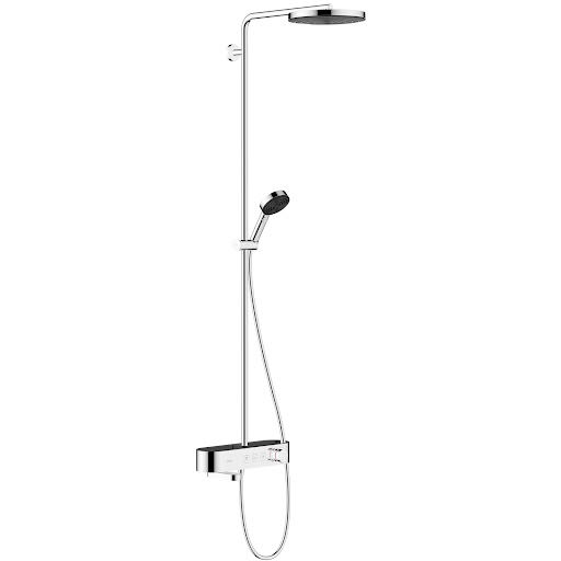 Photos - Shower System Hansgrohe Pulsify S Showerpipe 260 1jet PowderRain Bath Showertablet 400  
