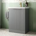 Artis Fluted Grey Bathroom Furniture